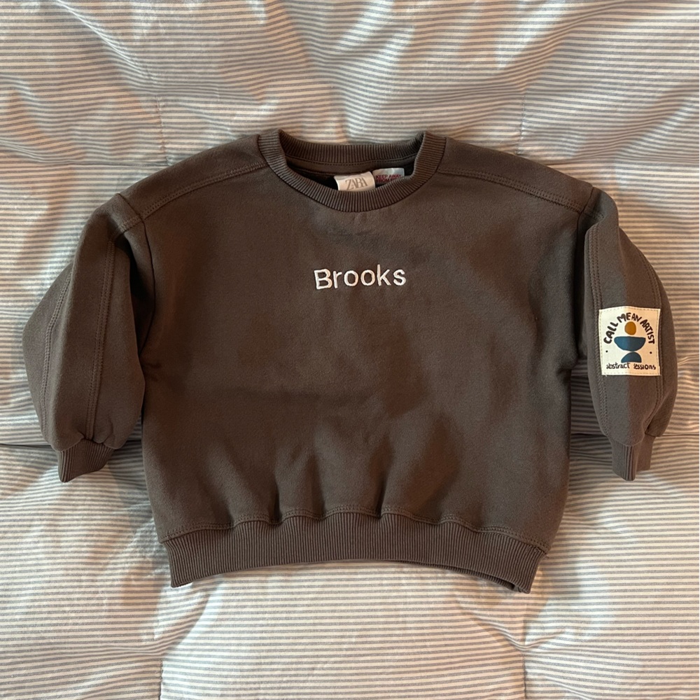 Zara Brown Kids Sweatshirt